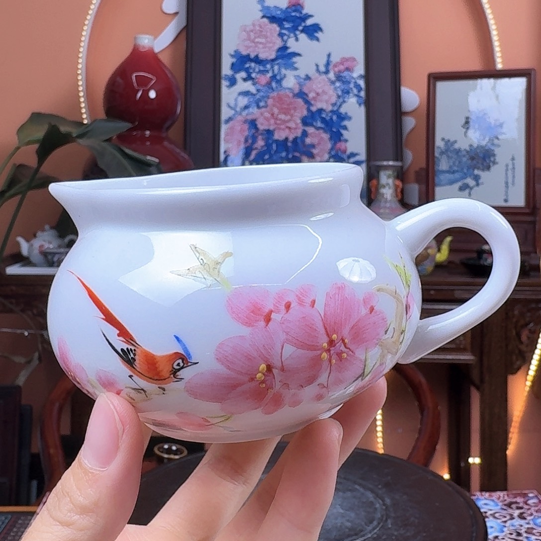 景德镇陶瓷手工公道杯