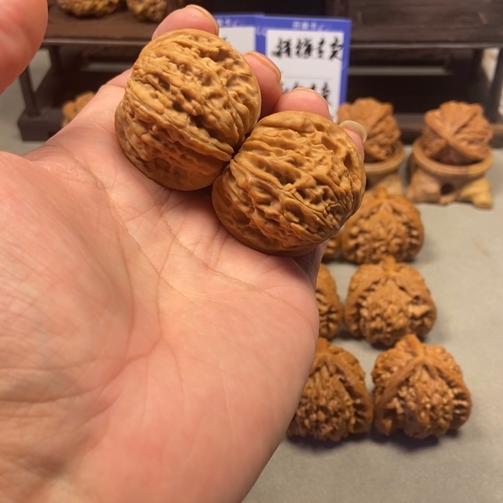 把件文玩核桃40磨盘