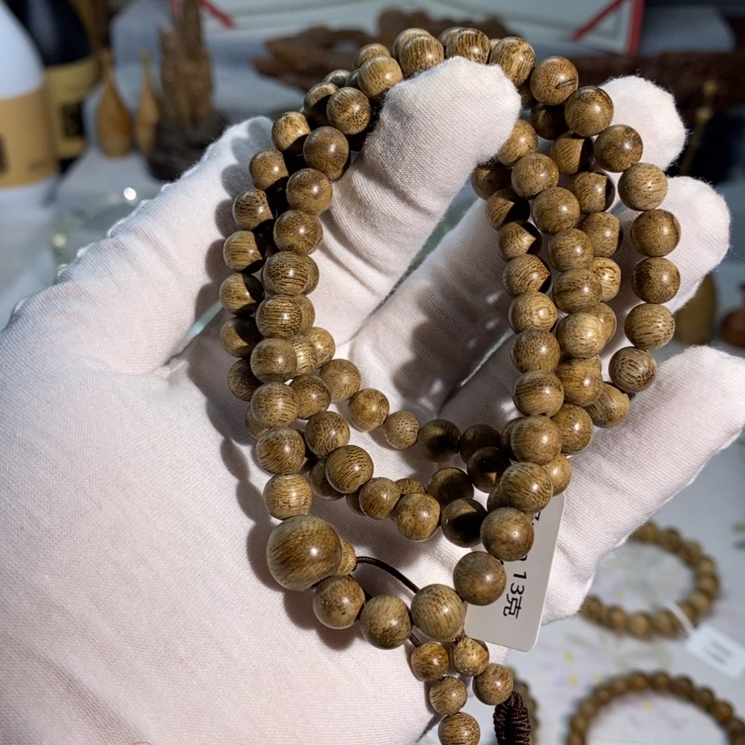 手串沉香泰国软丝 07多 13克 随机