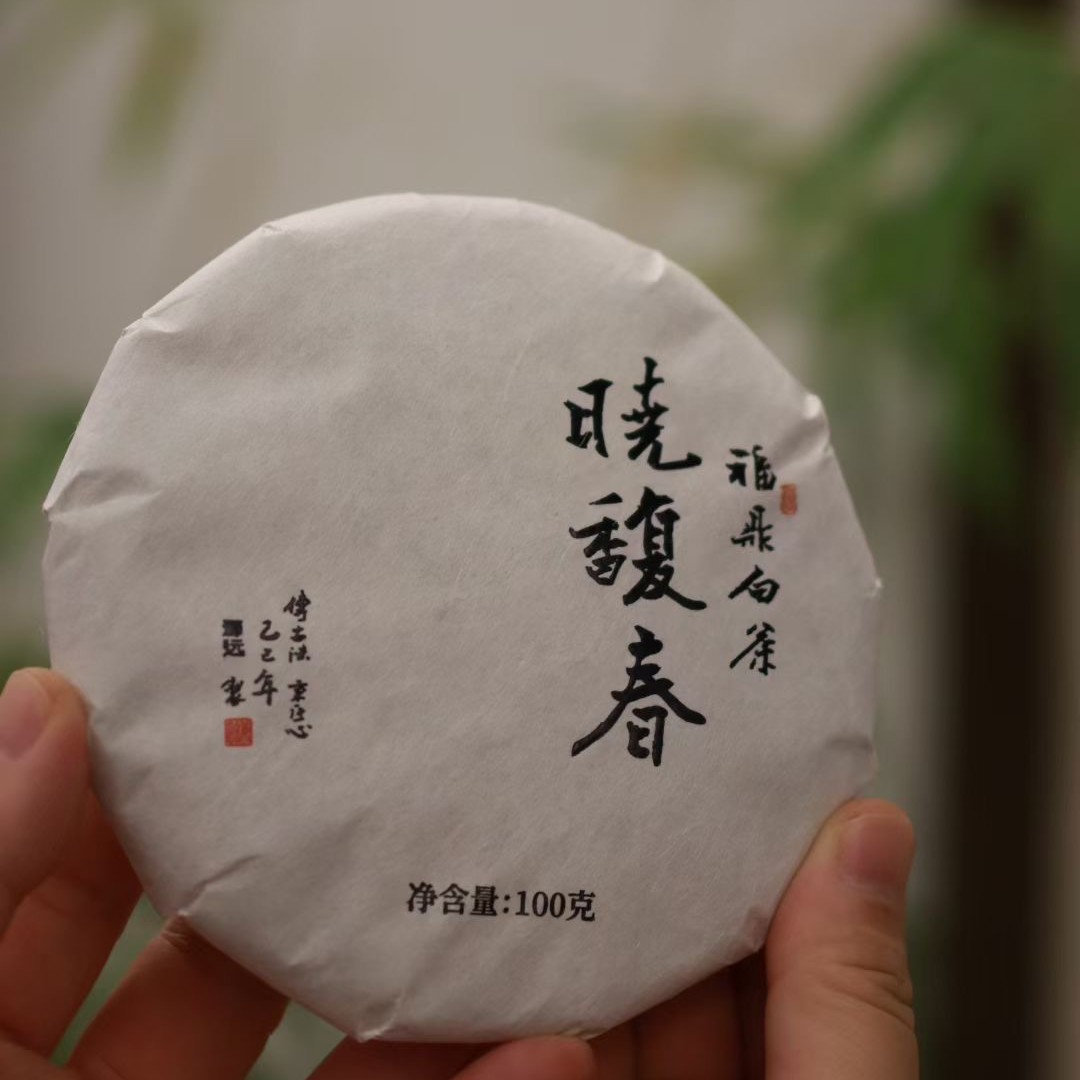 福鼎白茶 遠铸茗 晓馥春 2024（紧压寿眉）