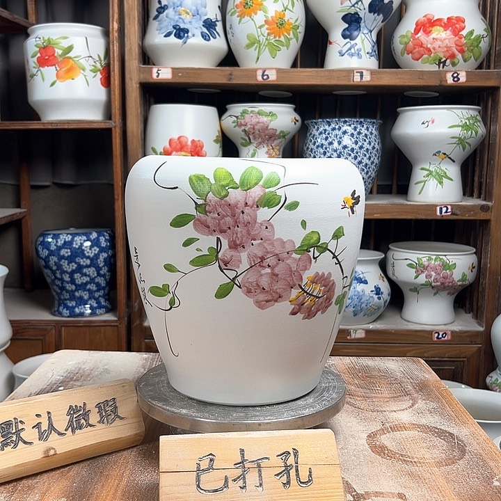 摆件苹果紫藤新款陶瓷