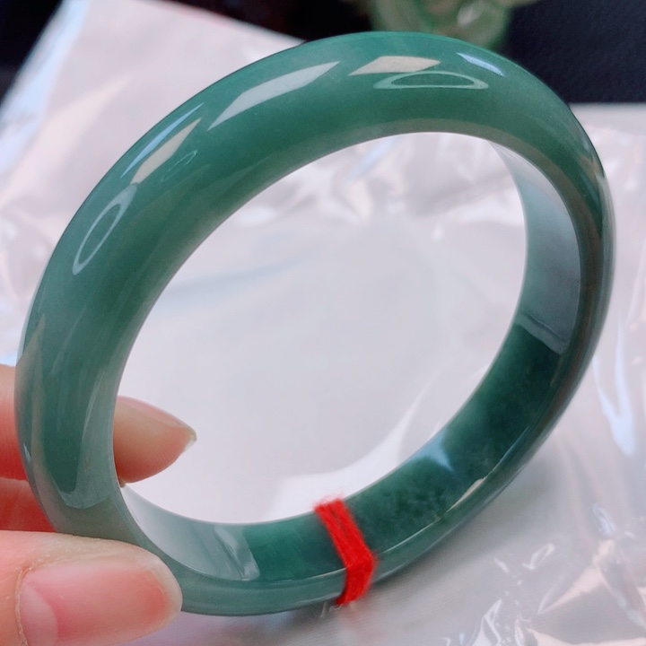 翡翠未镶嵌手镯59圈