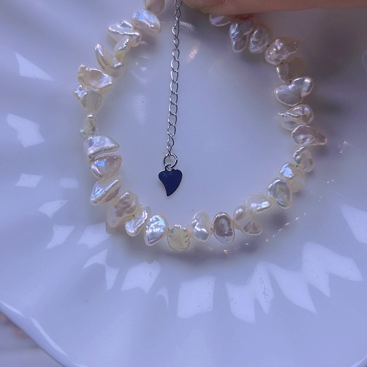 淡水珍珠手绳合金