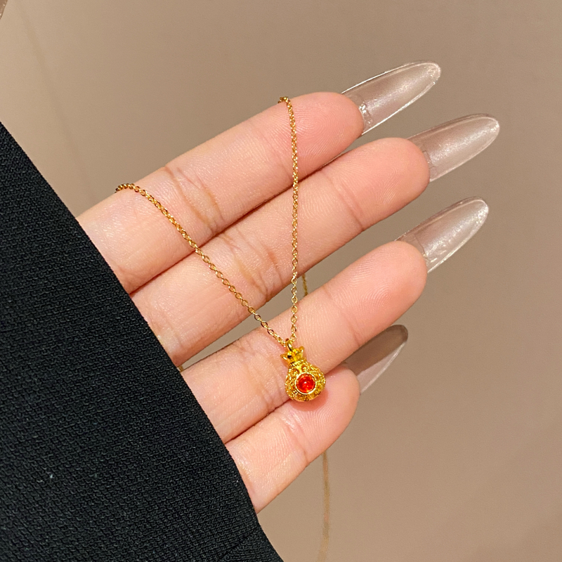  【钱袋子】简约气质高级感小众轻奢项链A3823