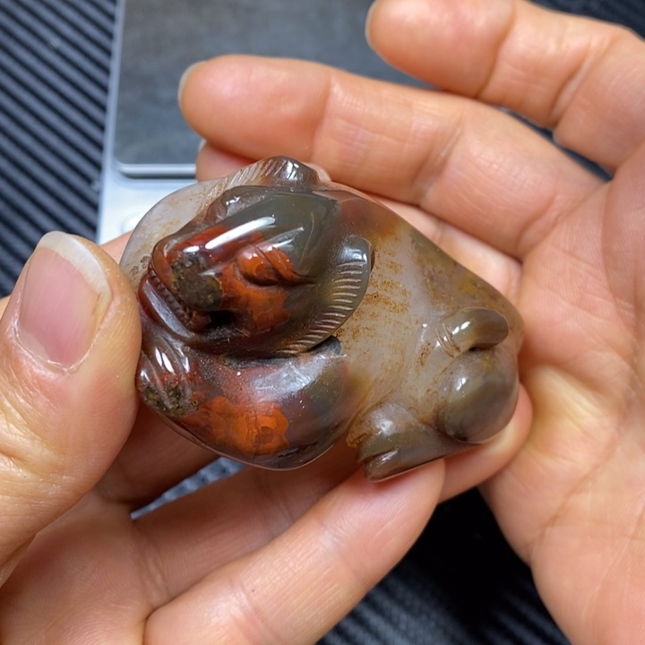 玛瑙/玉髓颈饰未镶嵌3***A