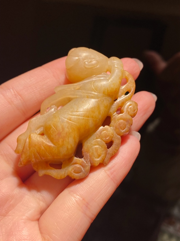 和田玉飞天童子佩