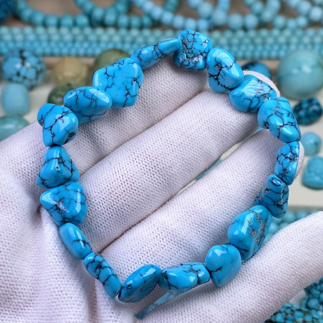 绿松石乌兰花手串未镶嵌