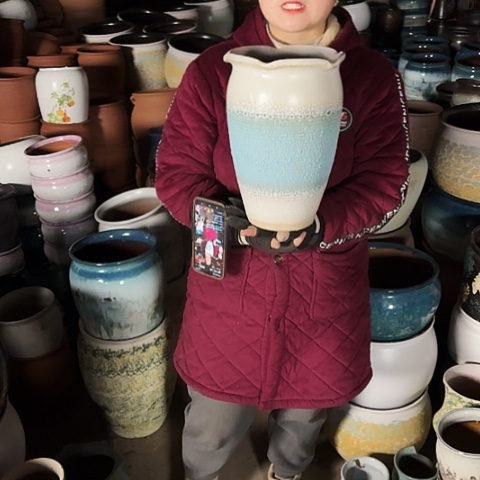 口20高31瑕疵盆子。