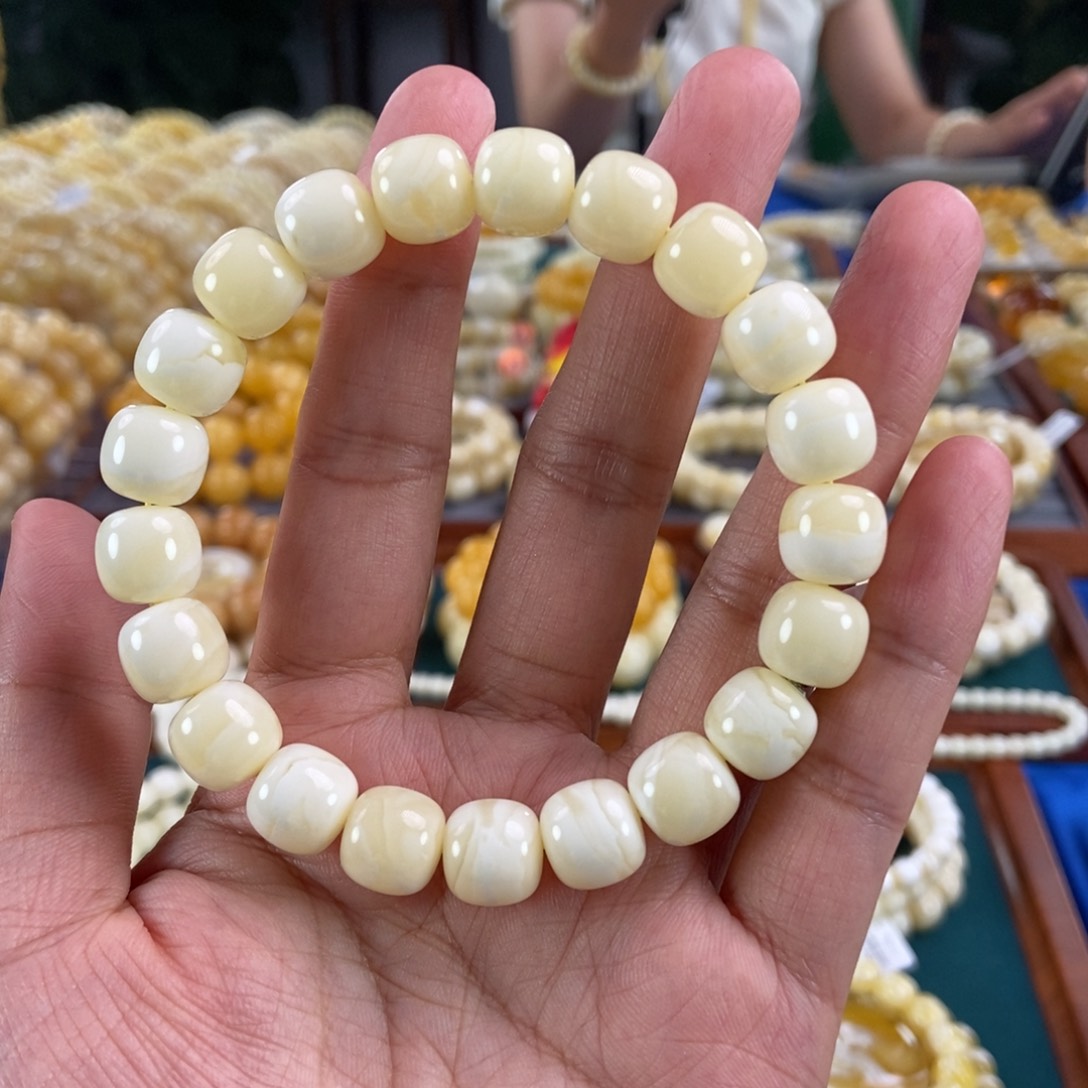 未镶嵌琥珀手链11同料白蜡老型17.16