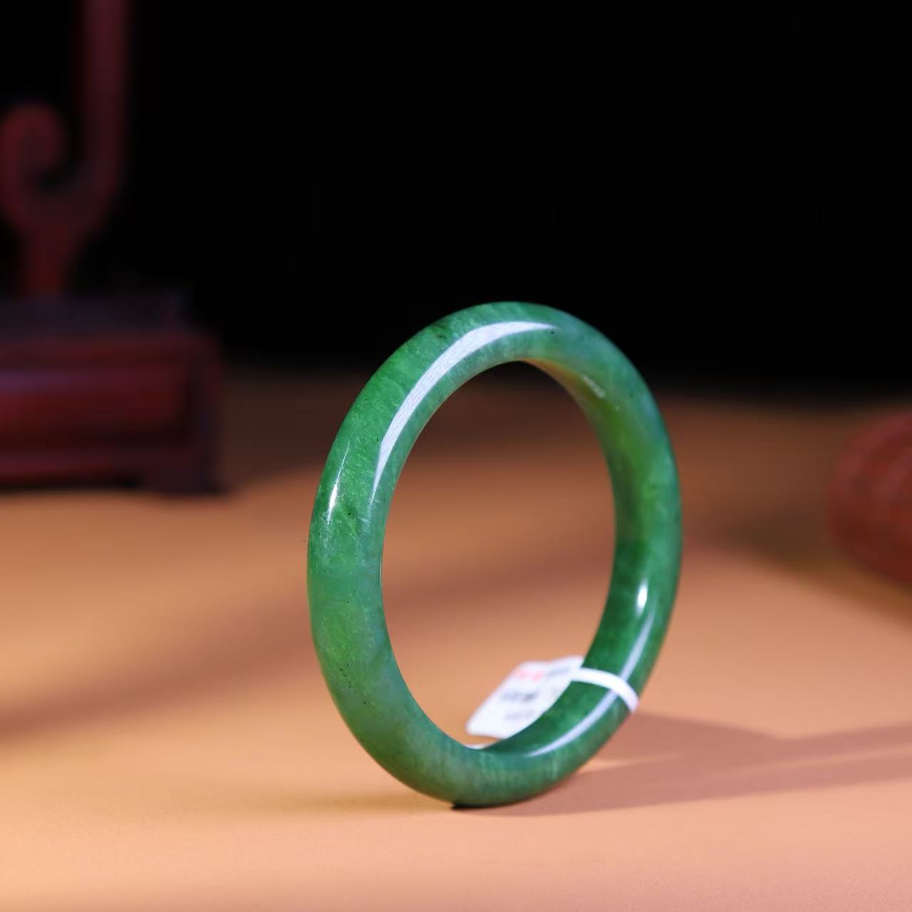 AA和田玉碧玉阳绿手镯 多样性发货拍一单发一个