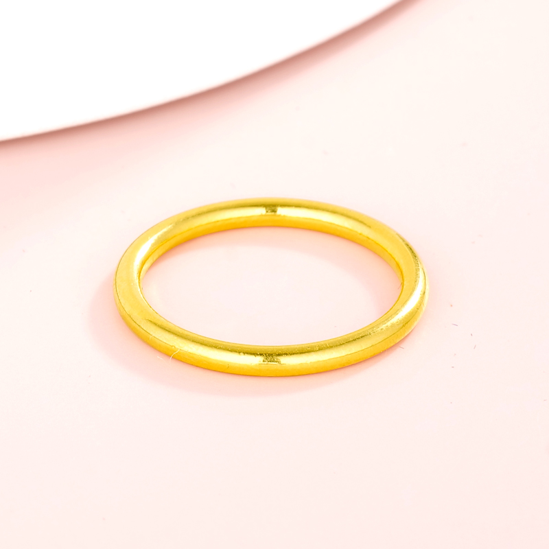 【艺馨专享】足金999饰品 素圈戒指