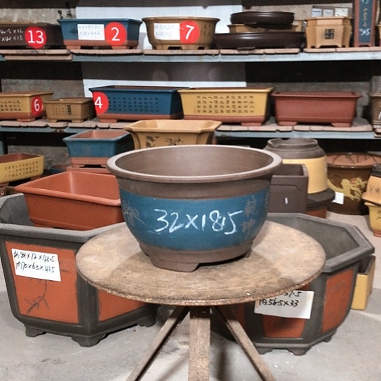 紫砂紫砂花盆包邮