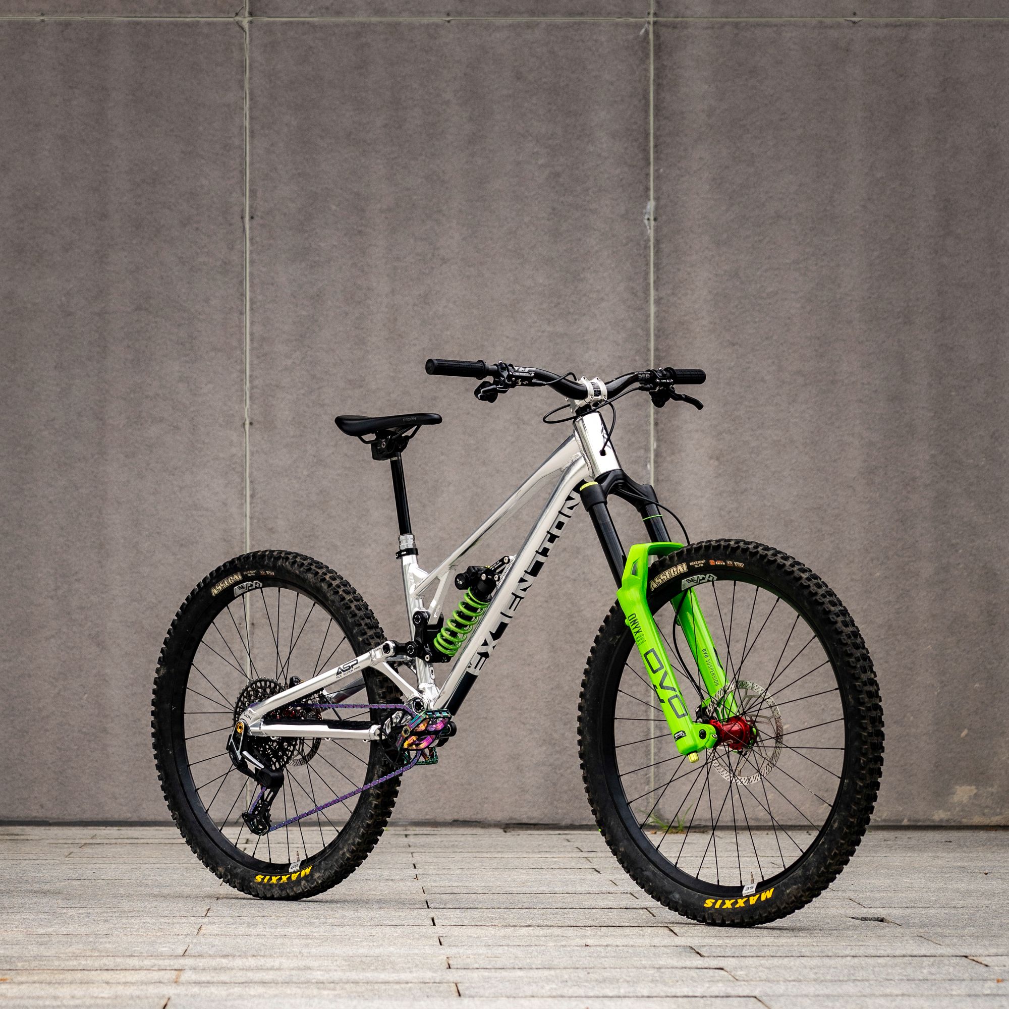 EXTENTION ASP软尾速降山地车整车DIY组装定制整车越野冲山刷楼梯