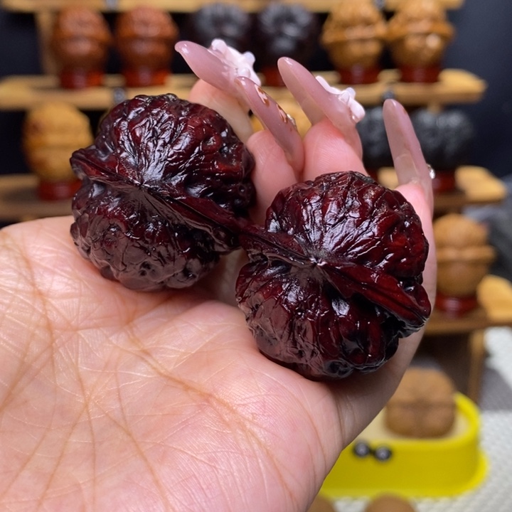 文玩核桃把件石斑虎41号