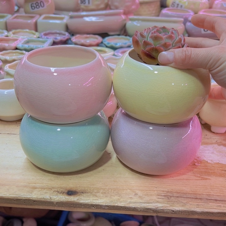 陶瓷花盆当场凑满12包邮