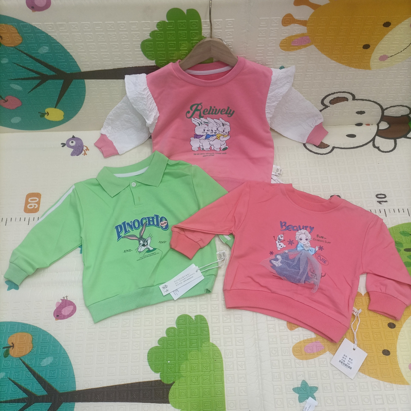 春秋高品质超时尚A类纯棉卫衣A040102婴儿儿童