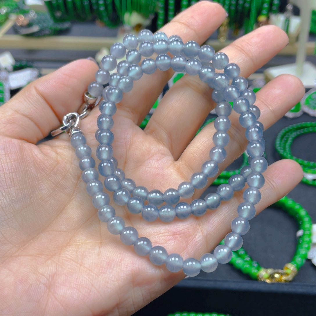 颈饰未镶嵌翡翠项链6