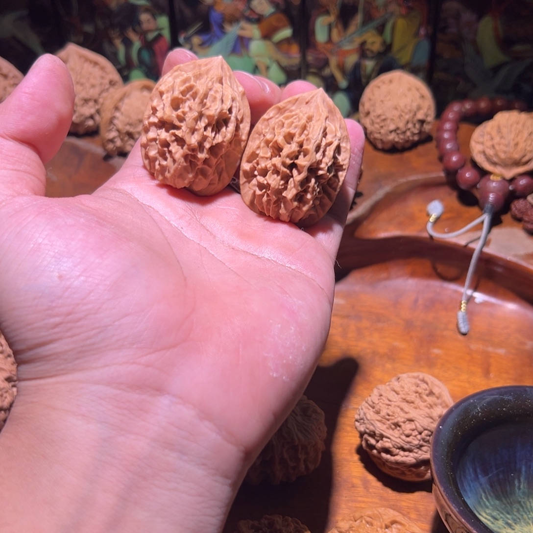 把件文玩核桃35全品帝王一对