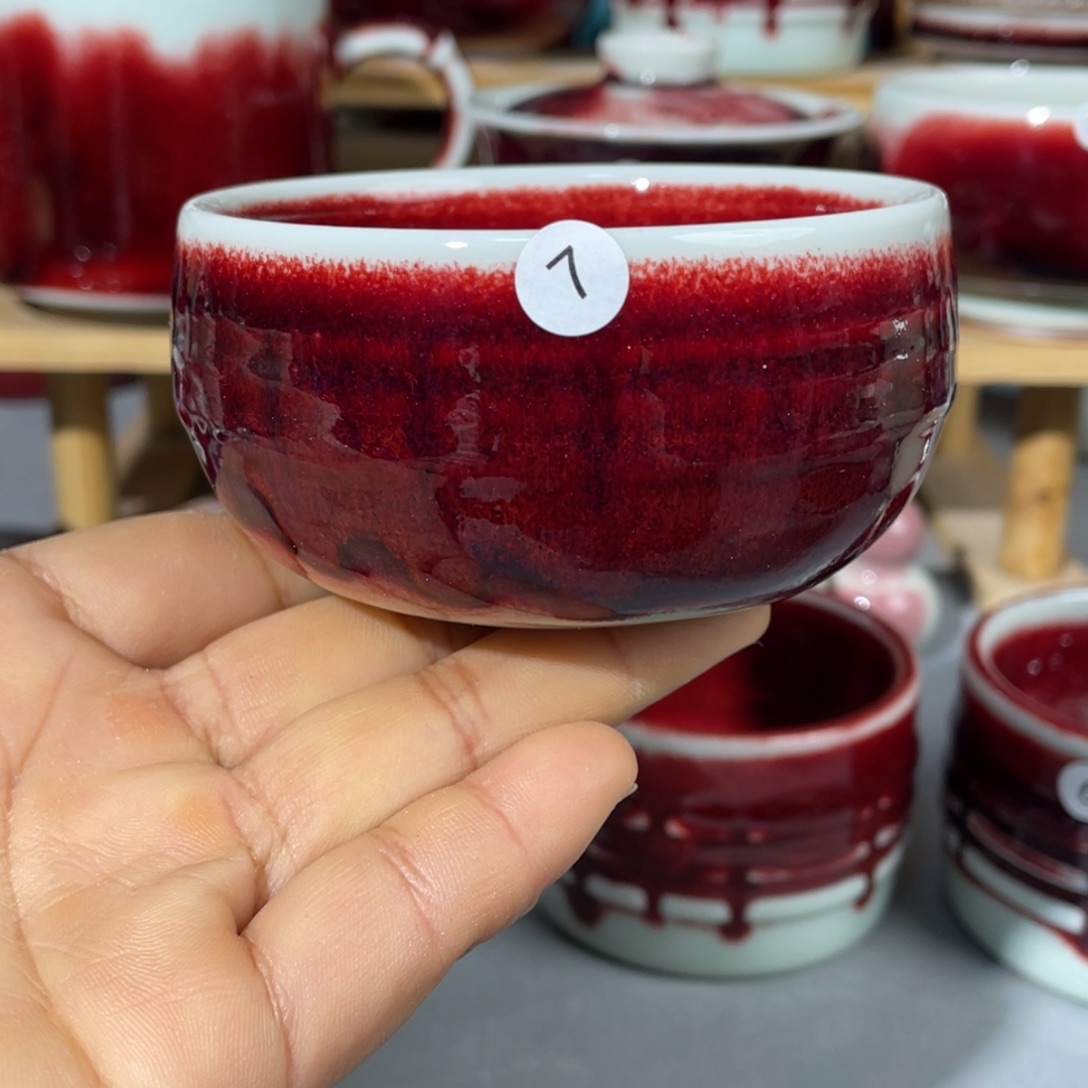 瓷片纯手工制作……微微瑕