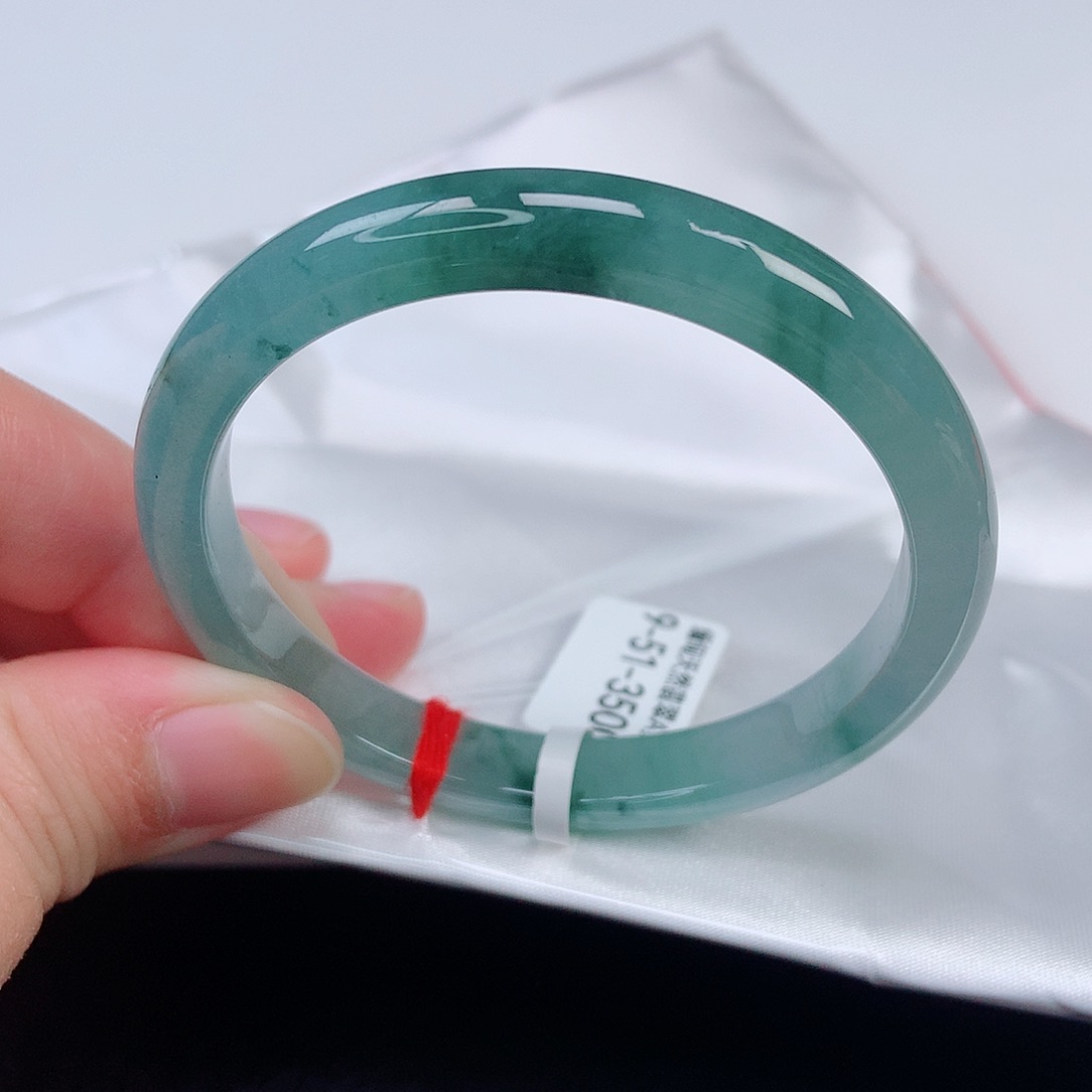 未镶嵌手镯翡翠51正圈