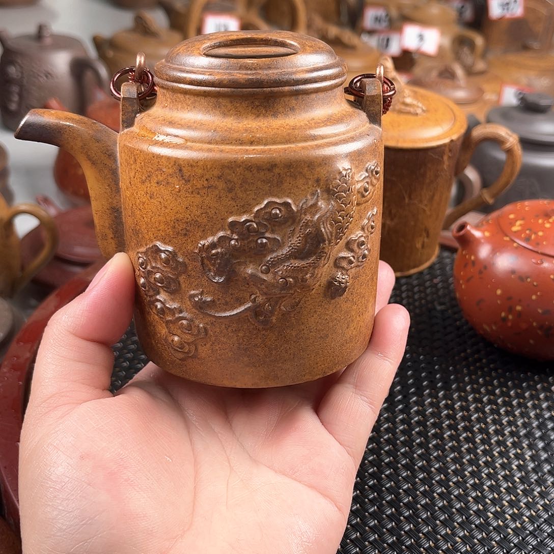 紫泥茶壶宜兴紫砂