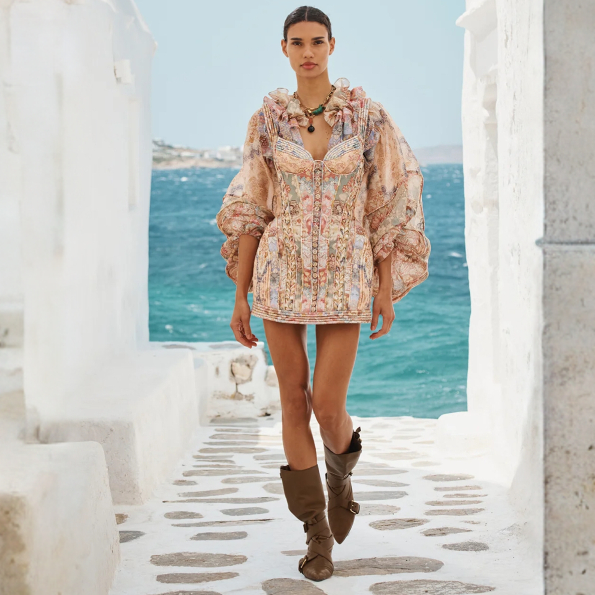 26年早春秀款超重工手工航海系列高定连衣裙