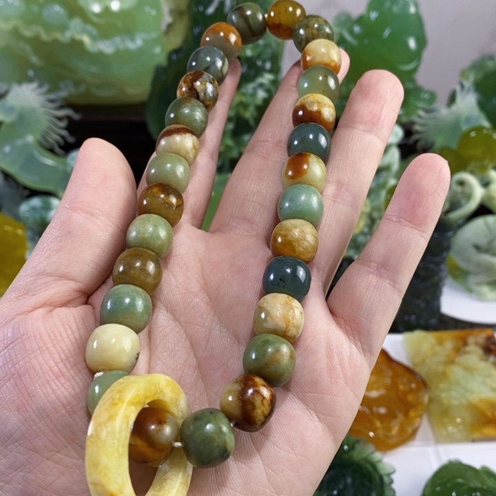 未镶嵌岫玉手持手持