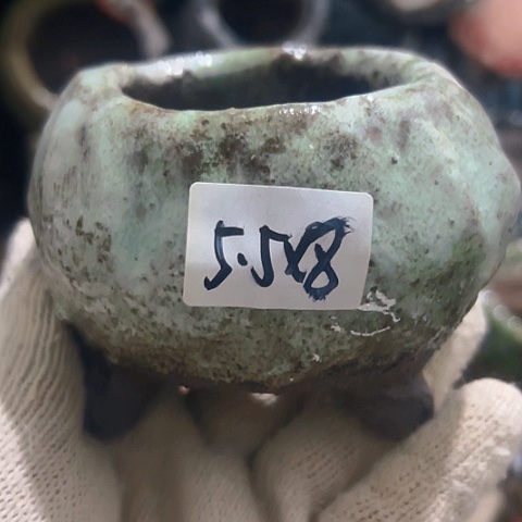 红陶粗陶花盆手工