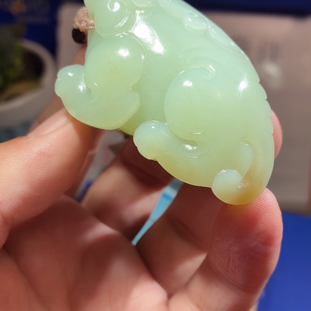 和田玉（糖玉）未镶嵌车挂