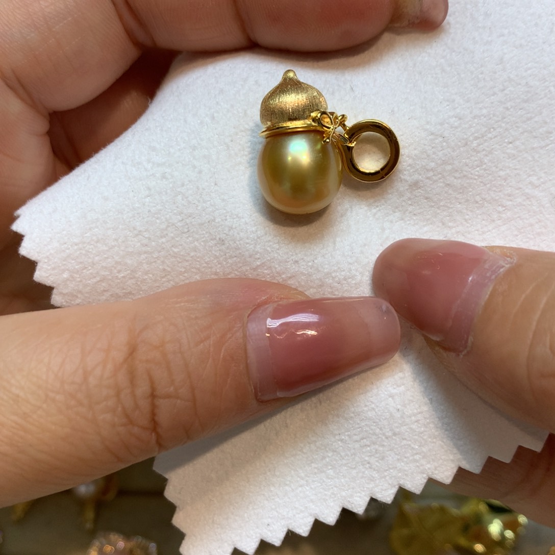 海水珍珠颈饰银S925镶嵌