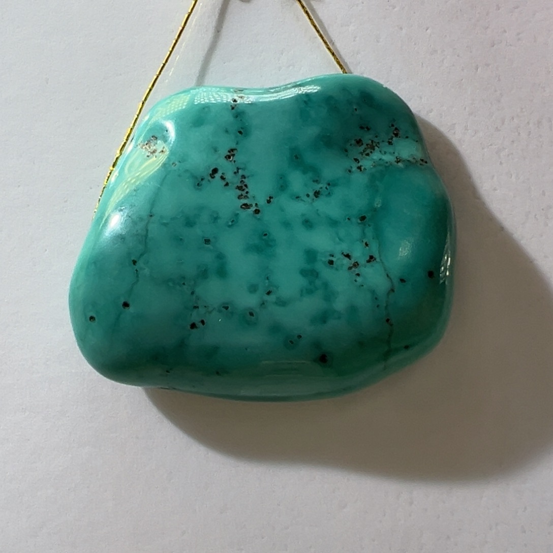 绿松石未镶嵌挂件