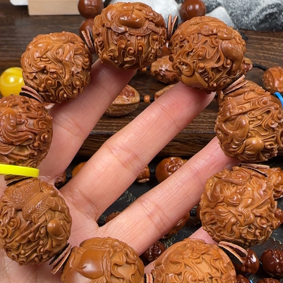 橄榄核手串/手链尺寸24祥云八仙