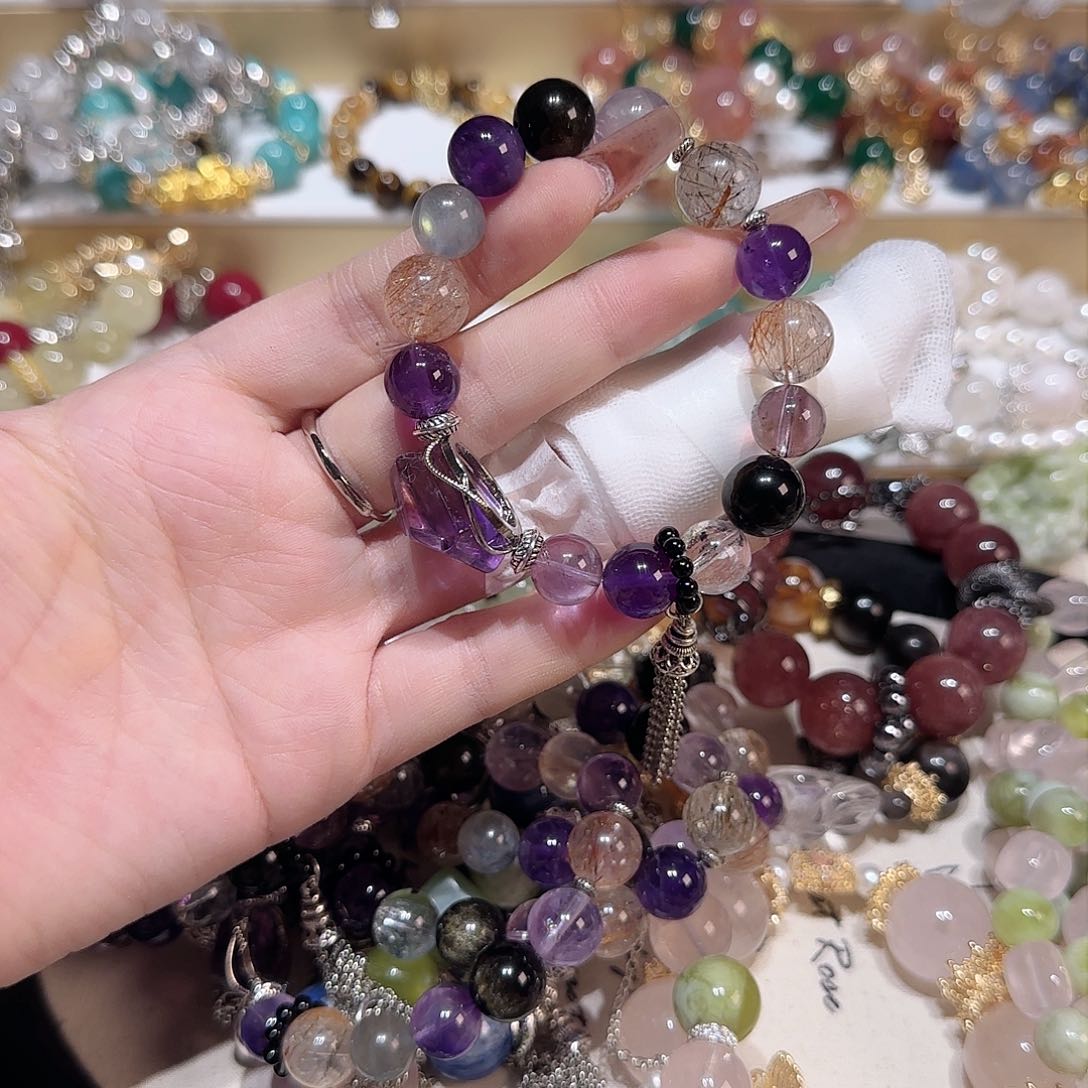 水晶手链未镶嵌把