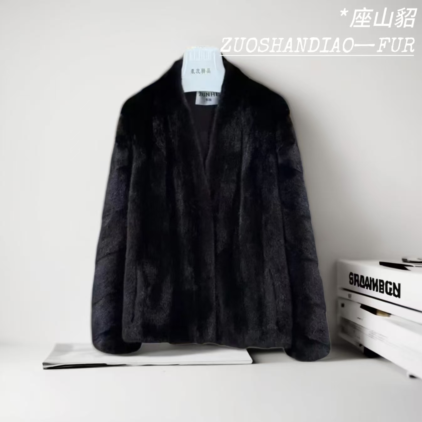 2025新款进口美国金牌宝嘉美脊背靠坎貂皮皮草女装禅意貂皮大衣