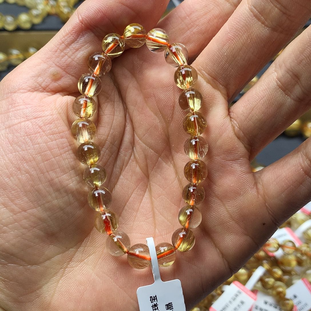 水晶手链未镶嵌顺钛7