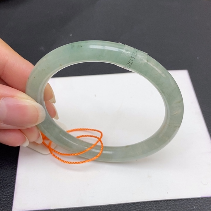 翡翠手镯未镶嵌茵*55圆条