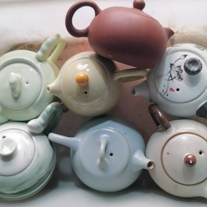 穿***甲茶壶公道杯盖碗茶杯