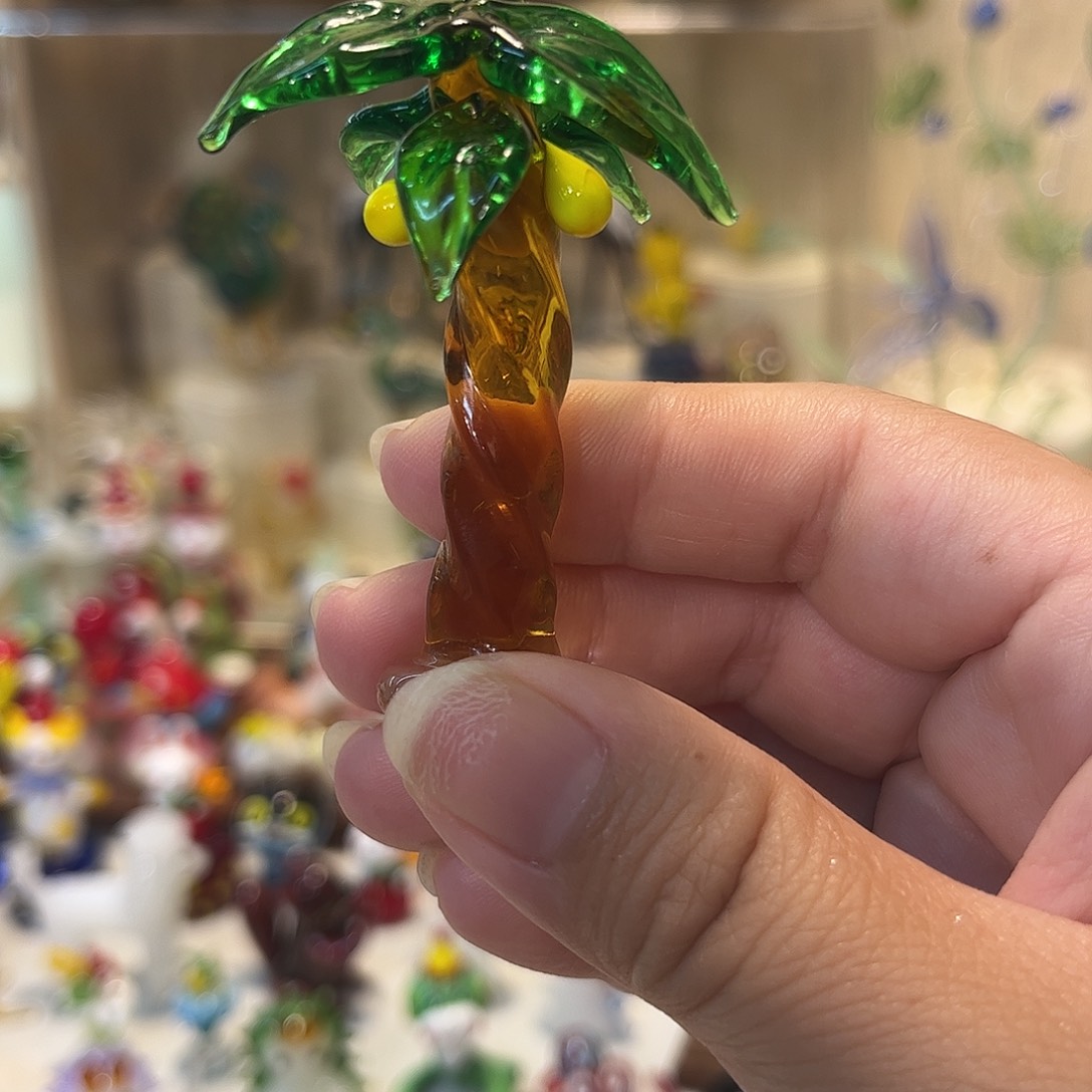 手工艺品琉璃琉璃椰子树