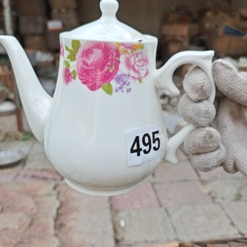 库存瓷片多孔茶壶