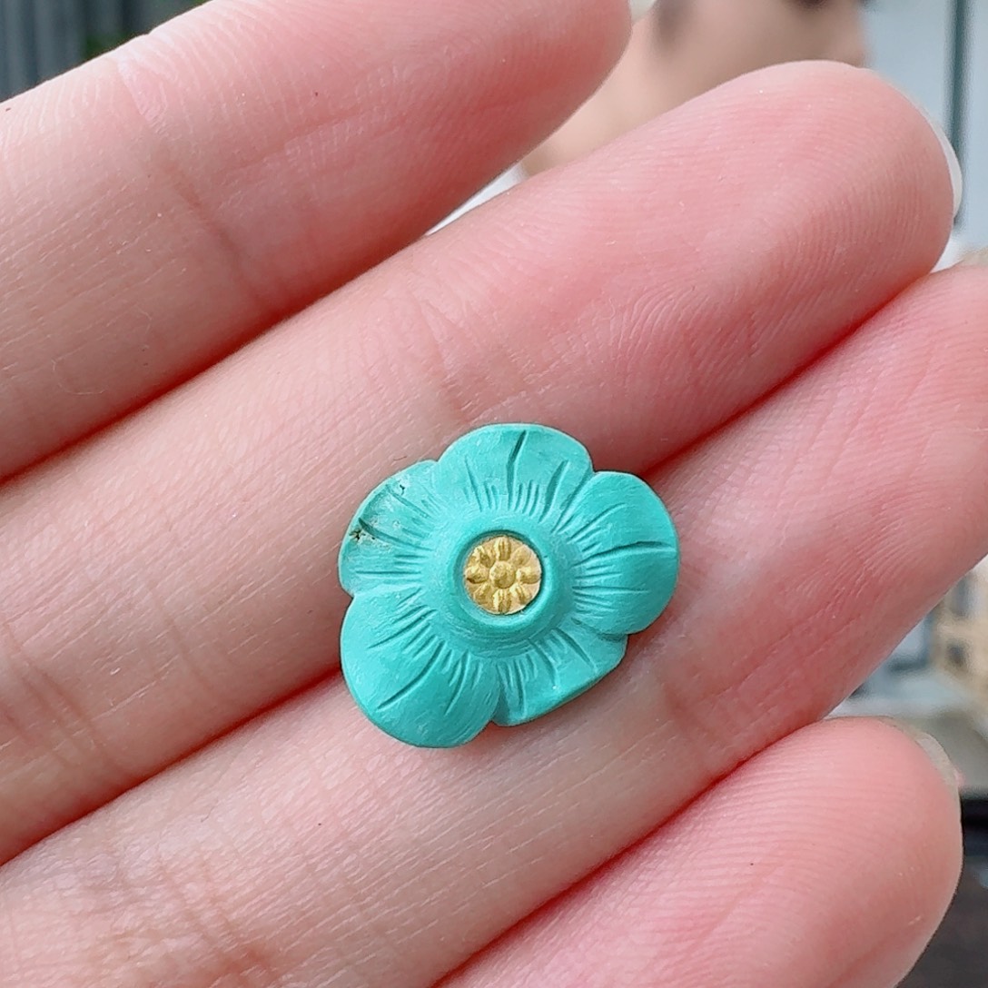 未镶嵌绿松石珠宝奇石