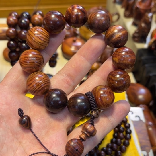 黄花梨/降香黄檀手串/手链黄花梨