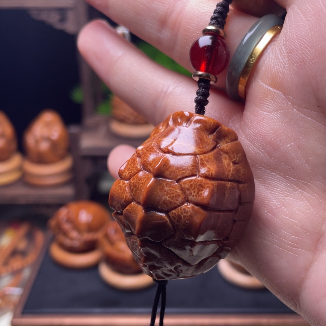 吊坠橄榄核龙脊富甲3.3单籽