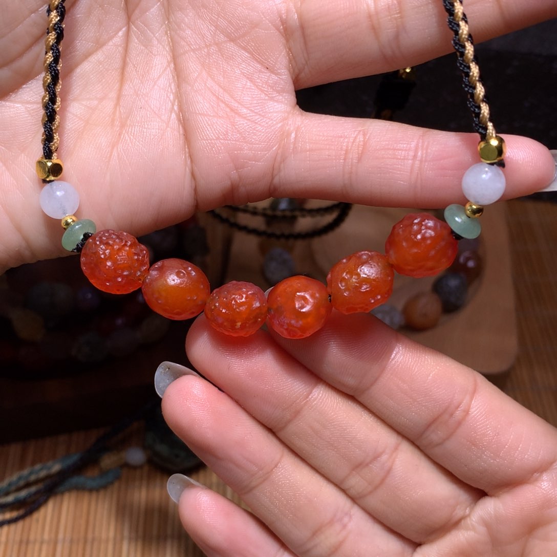 未镶嵌玛瑙/玉髓珠宝半成品