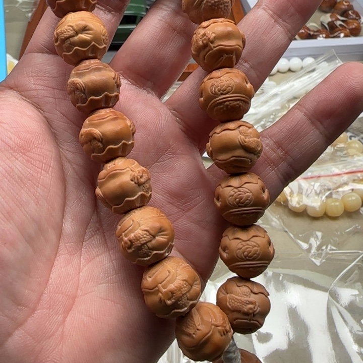 白玉菩提吊坠白色803