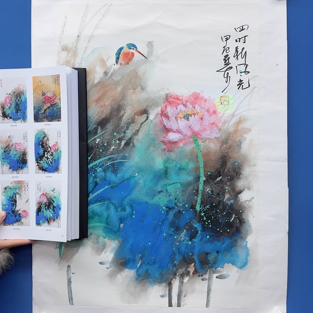 国画多次参加国内外大型