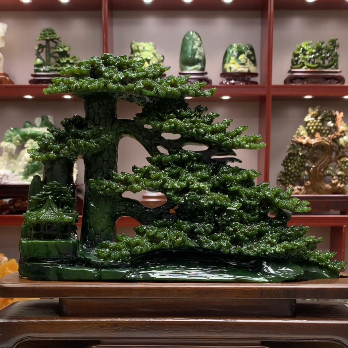 81851家居装饰雕刻摆件玄关电视柜客厅办公室乔迁开业礼物