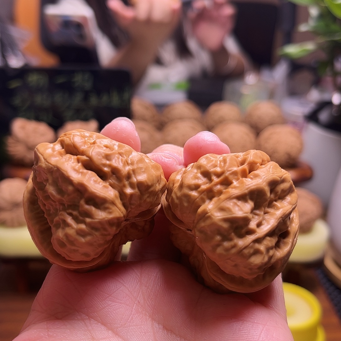 锦***装文玩核桃把件42尺蛤蟆6