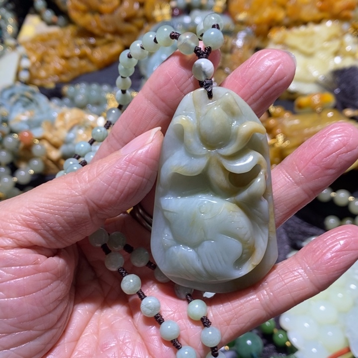 岫玉岫玉吊坠未镶嵌