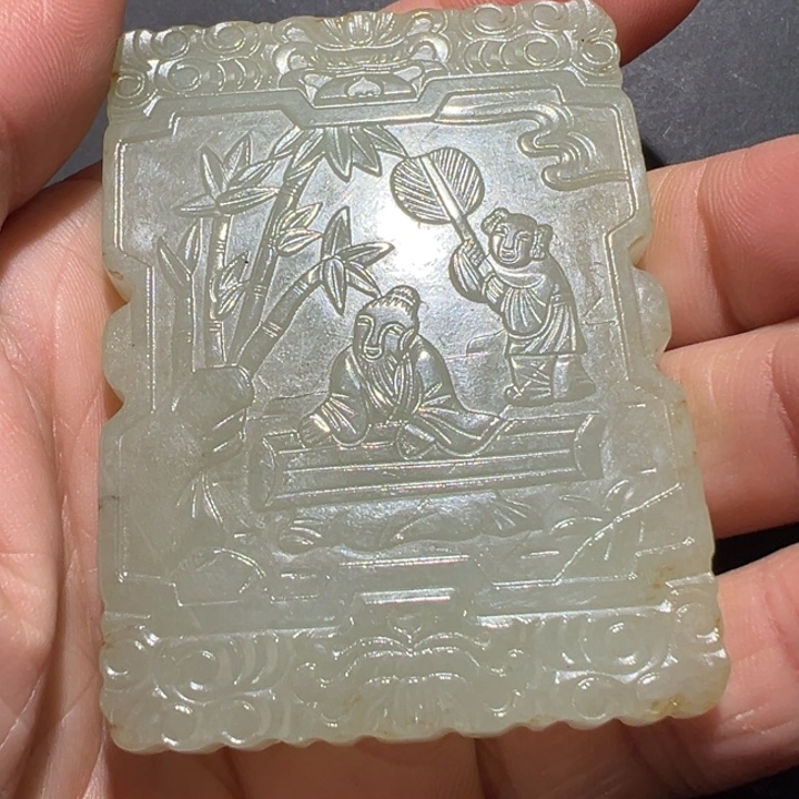 和田玉颈饰未镶嵌吊坠