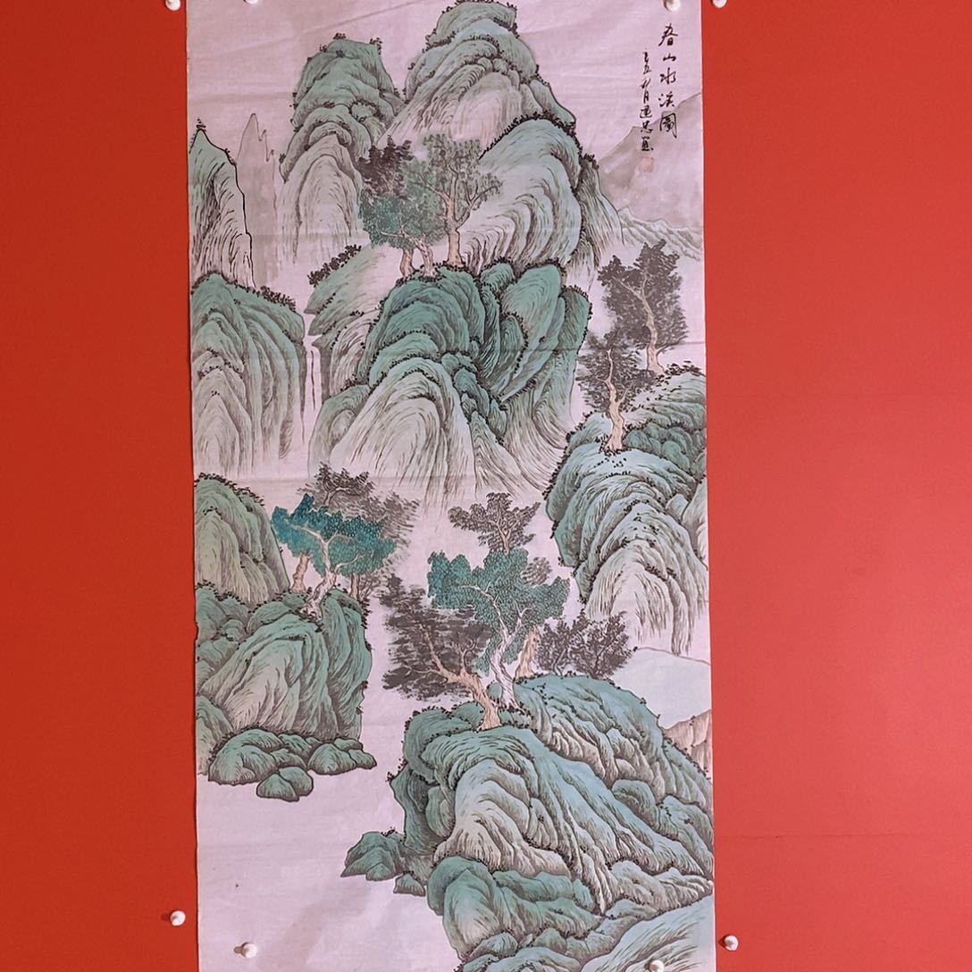 国画山水花鸟国画作品